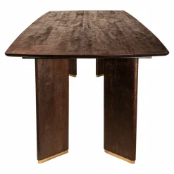 PTMD Eettafel Liber mango bruin gouden poot 240 cm