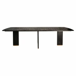 PTMD Eettafel Liber mango zwart gouden poot 200 cm