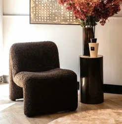 PTMD Fauteuil Oslo teddy coffee