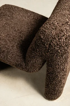 PTMD Fauteuil Oslo teddy coffee