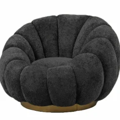 PTMD Fauteuil Daisy Euphoria Antraciet