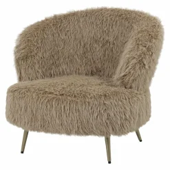 PTMD Fauteuil Franklyn Hair bruin