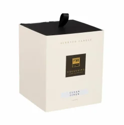PTMD Geurkaars PTMD Exclusive clean linen 900gr