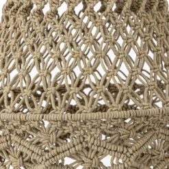 PTMD Hanglamp Milley Green cotton macrame
