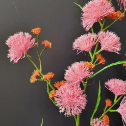 PTMD Kunstbloem lichtroze Allium