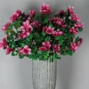 PTMD Kunstbloem roze azalea met bladeren