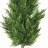 PTMD Kunstboom Ceder groen in plastic pot 120 cm hoog