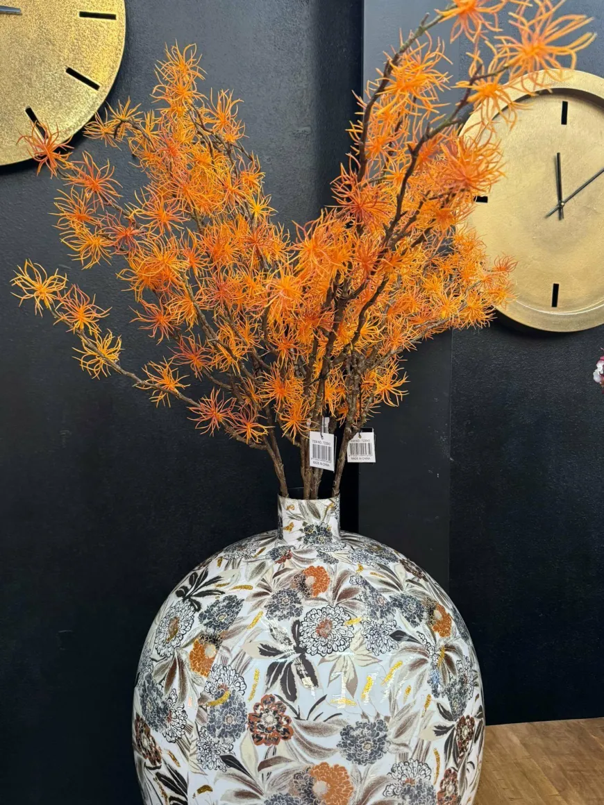 PTMD KunsttakTwig Plant hamamelis geel - oranje