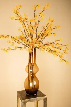 PTMD KunsttakTwig Plant hamamelis geel - oranje