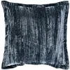 PTMD Kussen Senny Blauw velvet ruffle rim 45 x 45 cm