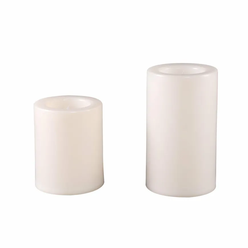 PTMD Led buiten kaars smooth top Cream S