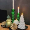 PTMD LED Kaars Boom sneeuw bewegende vlam L