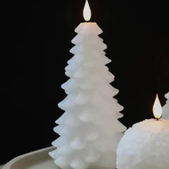 PTMD LED Kaars Boom sneeuw bewegende vlam L