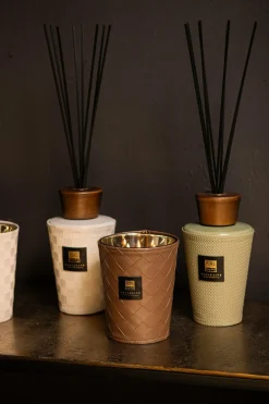 PTMD Luxe geur giftset Exclusieve geurstokjes 1L + geurkaars 900g blackcurrant