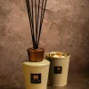 PTMD Luxe geur giftset Exclusieve geurstokjes 1L + geurkaars 900g black forest