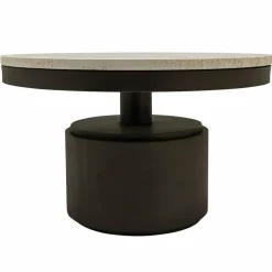 PTMD Salontafel Bregt laag Ø 60 beige marmer