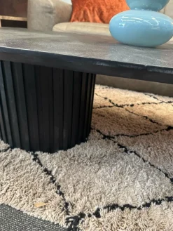 PTMD Salontafel Fieron Acacia zwart - Showroommodel