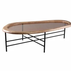 PTMD Salontafel Neelix Natural rubberwood organic L