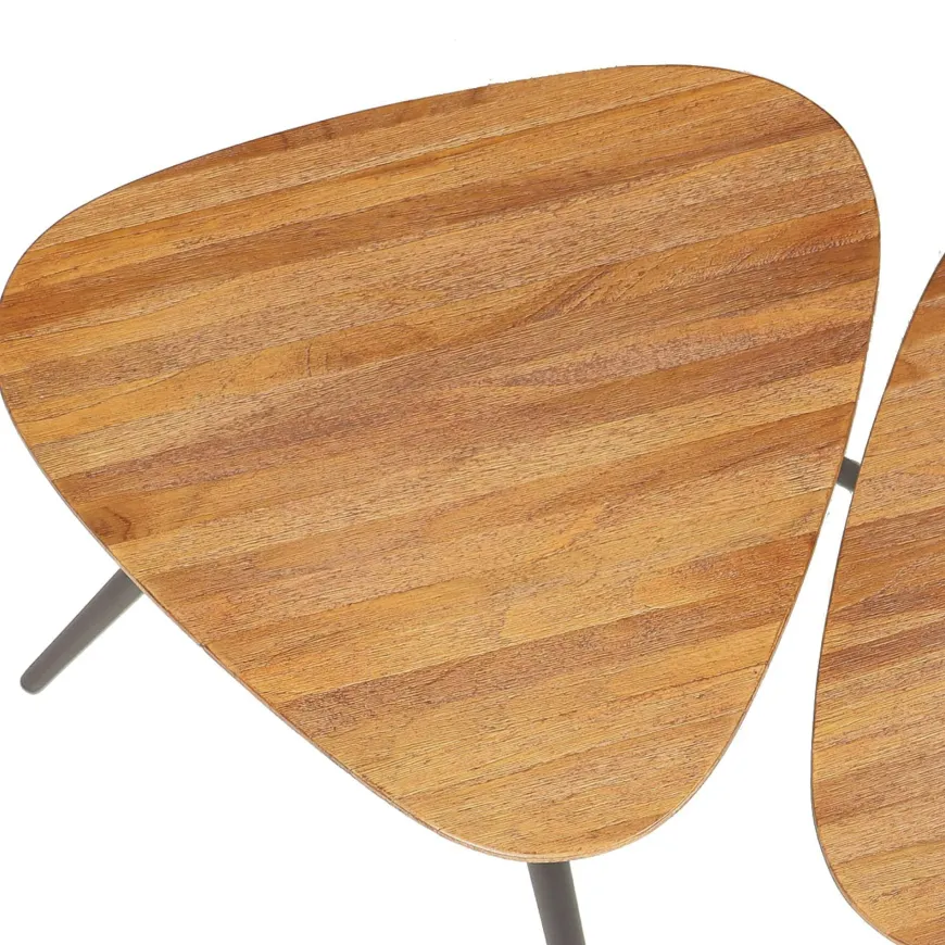 PTMD Salontafel set Rupert Naturel recycled teak