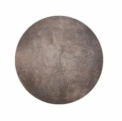 PTMD Schilderij Kemp Brown canvas rough round S