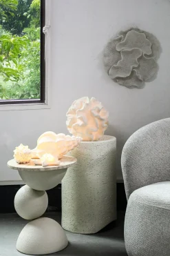 PTMD Tafellamp Graeme Wit Zeester sea star shaped LED lamp S