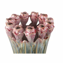 PTMD Vaas Tulips Mint Green ceramic tulip shaped M