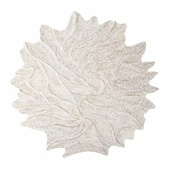 PTMD Wandornament Ceanna Crème MDF Wavy rond L