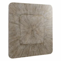 PTMD Wandornament Dishita Crème vierkant mdf M