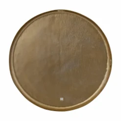 PTMD Wandornament Jowad Antiek Goud geribbed S - Ø60.5 cm