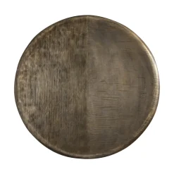 PTMD Wandornament Jowad Antiek Goud geribbed M - Ø80,5 cm