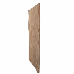 PTMD Wandornament Mattin lichtbruin mangohout rechthoekig met cirkels