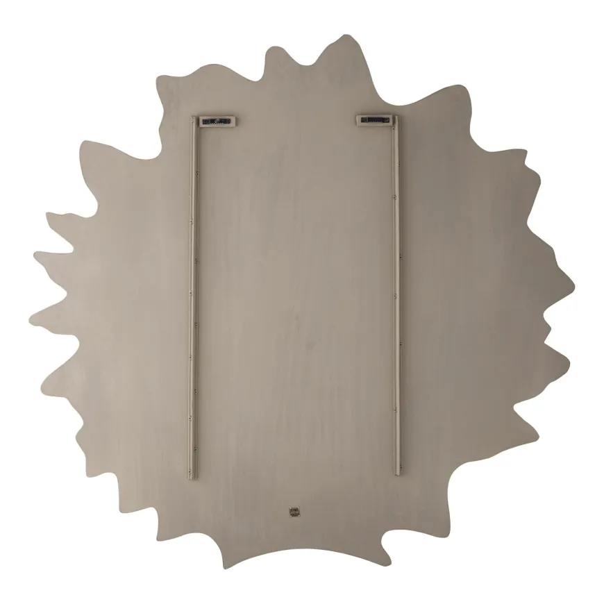 PTMD Wandpaneel Ceanna Bruin Wavy rond L