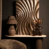 PTMD Wandpaneel Reddie Bruin glanzend MDF golvend S
