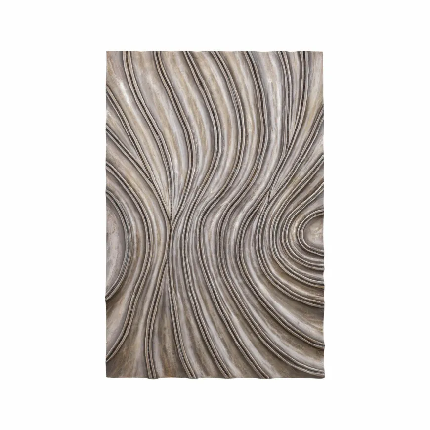 PTMD Wandpaneel Reddie Bruin glanzend MDF golvend S