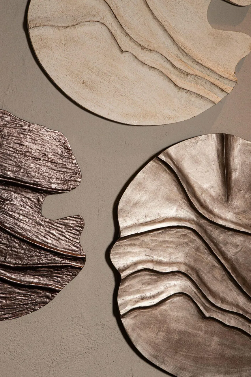 PTMD Wandpaneel Samraj Wit MDF Wave met structuur