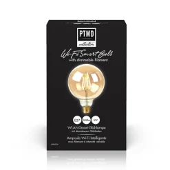 PTMD WiFi Smart LED gloeidraad gouden lamp rond