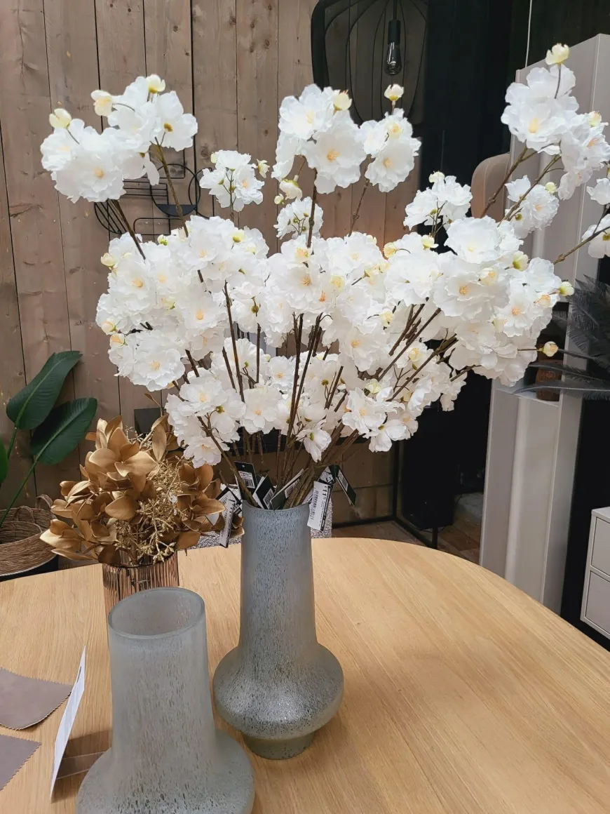 Pure Kunsttak Bloesem 86 cm creme