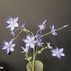 Pure Kunsttak Clematis groot 125 blauw