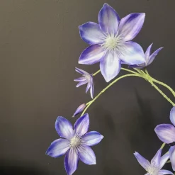 Pure Kunsttak Clematis groot 125 blauw