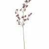 Pure Kunsttak grote dansende Orchidee 100 cm Burgundy
