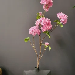 Pure Kunsttak Hortensia groot 110 cm roze