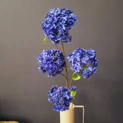 Pure Kunsttak Hortensia groot 110 cm donkerblauw