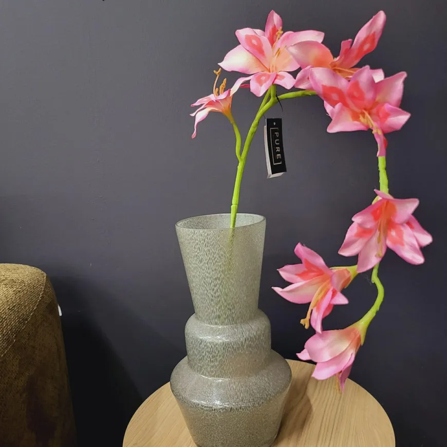 Pure Kunsttak zwaardlelie roze 95 cm