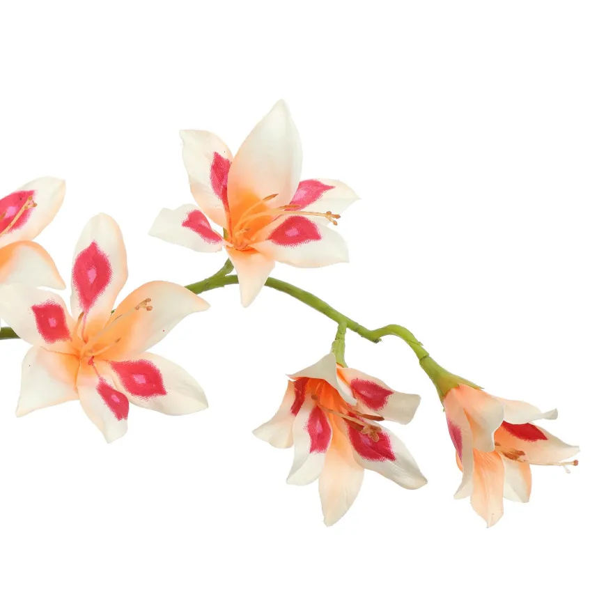 Pure Kunsttak zwaardlelie peach 95 cm