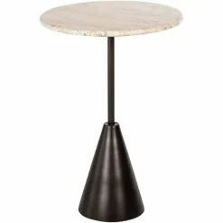 Richmond Interiors Avalon bijzettafel rond brons