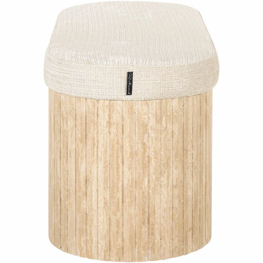 Richmond Interiors Bank Gallice natural beige travertine
