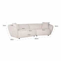 Richmond Interiors Bank Armand lovely cream (Be Lovely 11 Cream)
