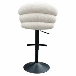 Richmond Interiors Bar/counter stoel draaibaar Nikkie Niagara 902 beige Chenille