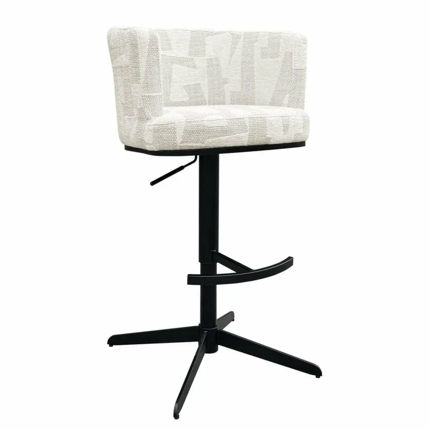 Richmond Interiors Bar/counterstoel Cheyenne Beige graffic