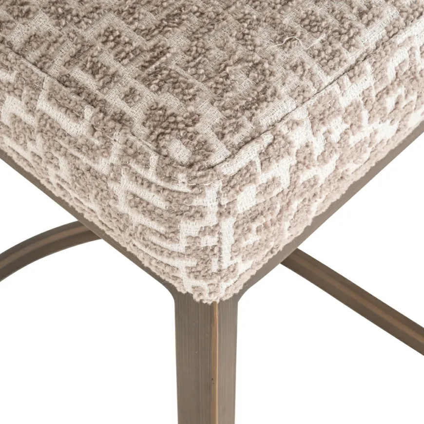 Richmond Interiors Barstoel Bolton natural geo (Set of 2)